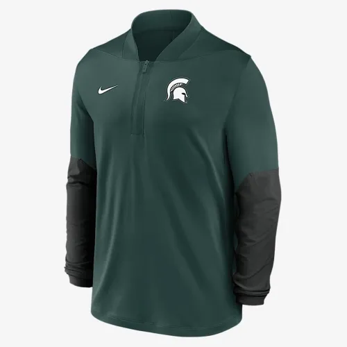 Michigan State чоловічі Nike Dri-FIT College 1/2-Zip Top колір зелений