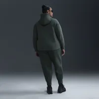 Nike Sportswear Tech Fleece Windrunner женская Full-Zip Толстовка с капюшоном (большие размеры) цвет зеленый