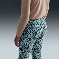 Nike Wild Warmth Little детские Crew Top and лосины набор цвет зеленый