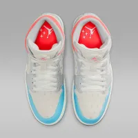 Nike Air Jordan 1 Mid женская Кроссовки цвет белый