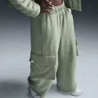 Nike Sportswear жіноча Low-Rise оверсайз French Terry Open-Hem Pants колір зелений