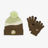 Nike Snow Day Beanie and Gloves комплект Big Kids 2-Piece Hat комплект колір зелений