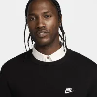 Nike Club мужские Crew-Neck Sweater цвет черный