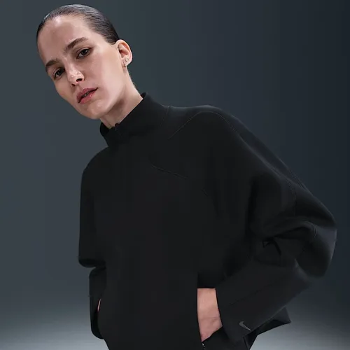 Nike Universa жіноча Dri-FIT 1/4-Zip Top колір чорний