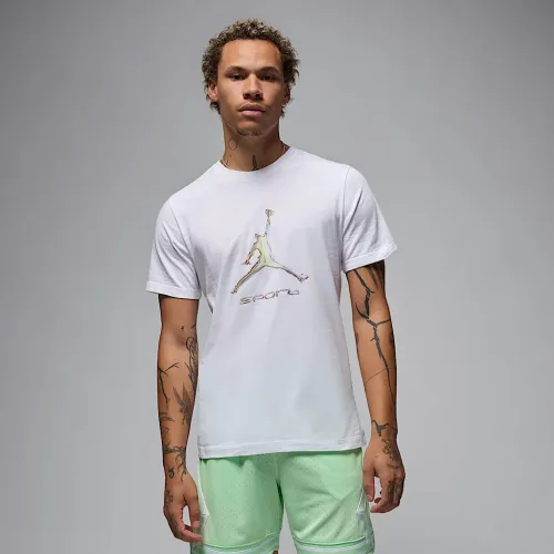 Nike Jordan Sport мужские Dri-FIT футболка цвет белый