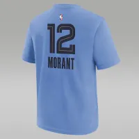 Nike Ja Morant Memphis Grizzlies Statement Edition Big детские Jordan NBA футболка синий