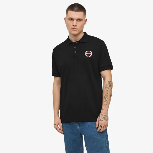 Футболка Prosto Klasyk Polo Dine KL232MTEE3012 -  Черная