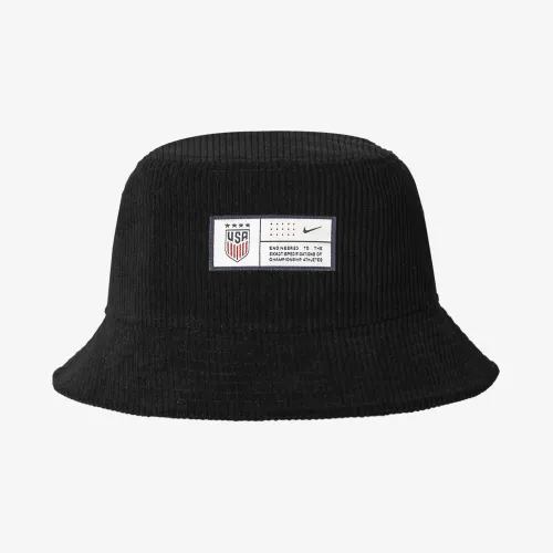 USWNT Nike Soccer Corduroy Bucket Cap колір чорний