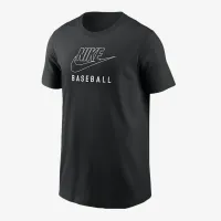 Nike Swoosh Big детские Baseball футболка цвет черный