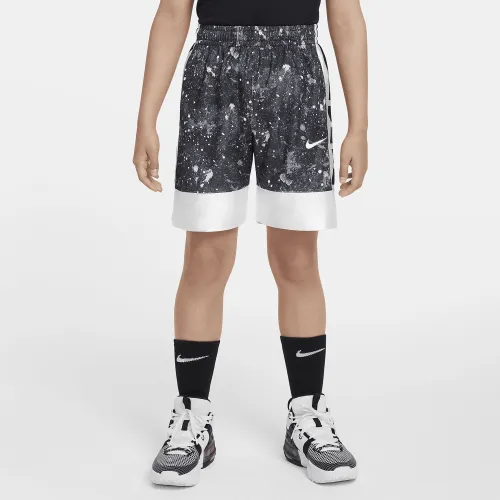 Nike Elite 23 Big детские (для мальчиков) Dri-FIT баскетбольные шорты цвет черный