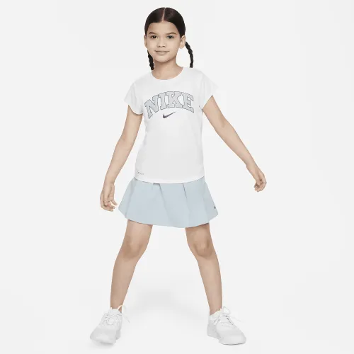 Nike Dri-FIT Prep in Your Step Little дитячі Skort комплект блакитний