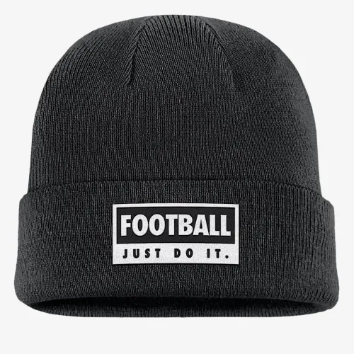 Nike Swoosh Peak Football Beanie цвет черный