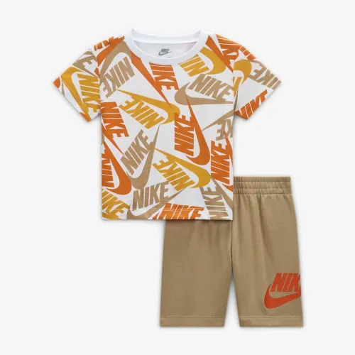 Nike Futura Toss Baby (12-24M) шорты набор цвет коричневый