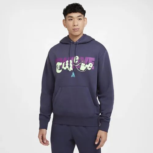 Nike Ja чоловічі Fleece баскетбольні Толстовка з капюшоном колір фіолетовий