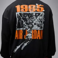 Nike Jordan Brooklyn чоловічі оверсайз Pullover Толстовка з капюшоном колір чорний