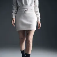 Nike Sportswear Phoenix Fleece женская Slim Mini юбка цвет коричневый