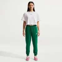 Nike Sportswear женская Loose Short-Sleeve Cropped футболка цвет белый