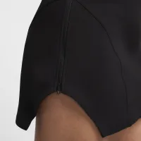 Nike Sportswear Tech Fleece женская С высокой Талией Mini юбка цвет черный