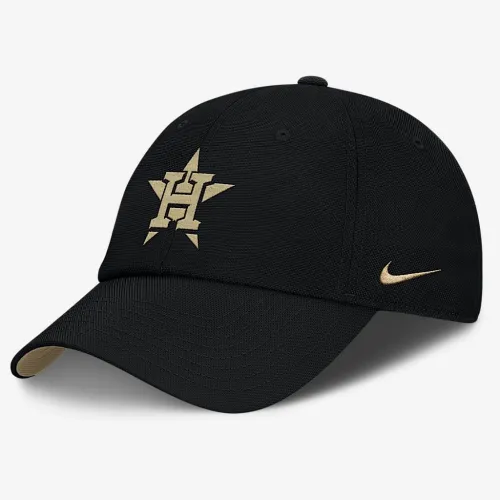 Houston Astros Club мужские Nike MLB Adjustable Hat цвет черный