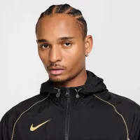 Nike Strike+ чоловічі Water-Repellent Hooded Soccer Куртка колір чорний