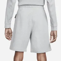 Nike Solo Swoosh Fleece шорты цвет серый