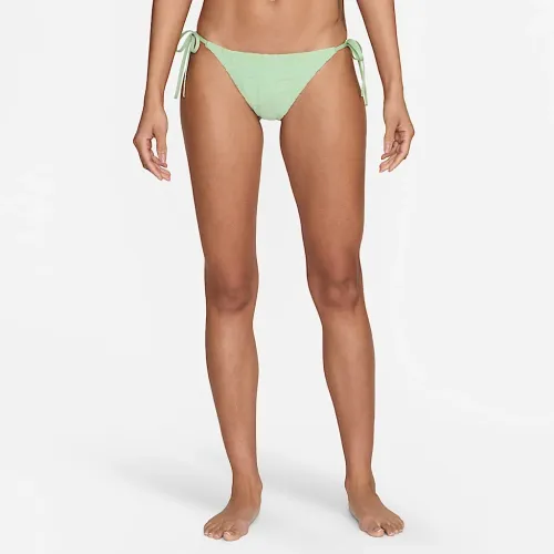 Nike Swim Retro Flow женская String Bikini Bottom цвет зеленый