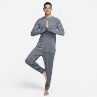 Nike Yoga мужские Dri-FIT Crew Top цвет серый