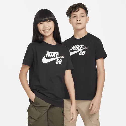 Nike SB Big дитячі футболка колір чорний