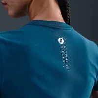 Nike Sabrina жіноча Short-Sleeve Cropped футболка блакитний