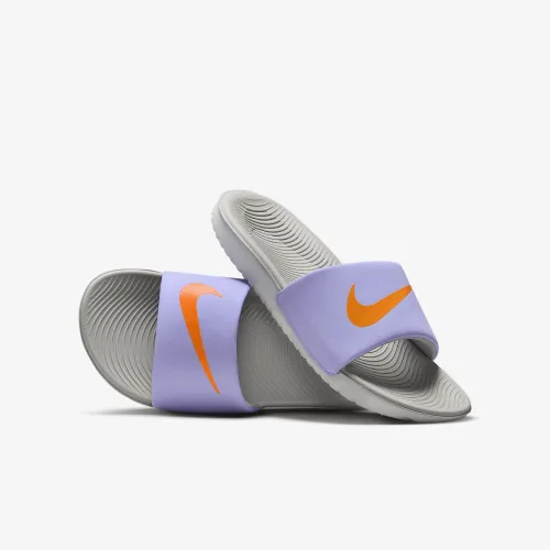 Nike Кава Big дитячі Slides колір фіолетовий