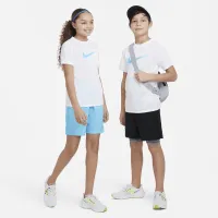 Nike Dri-FIT Trophy Big дитячі Graphic Short-Sleeve Training Top колір білий