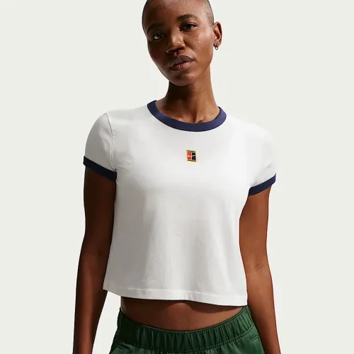 Nike Heritage жіноча Short-Sleeve Tennis футболка колір білий