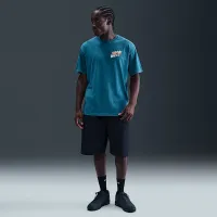 Nike мужские баскетбольные футболка синий