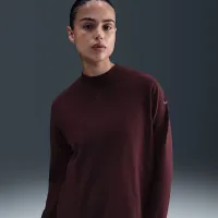 Nike (M) One женская Reversible French Terry Pullover Top (Maternity) цвет красный
