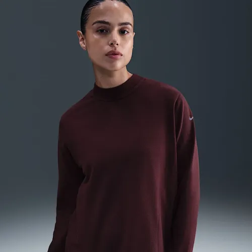 Nike (M) One женская Reversible French Terry Pullover Top (Maternity) цвет красный