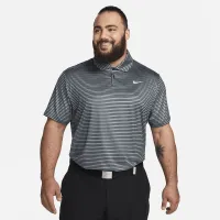 Nike Tour чоловічі Dri-FIT Striped для гольфу Polo колір сірий
