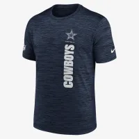 Dallas Cowboys Sideline Velocity чоловічі Nike Dri-FIT NFL футболка блакитний
