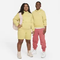 Nike Sportswear Club Fleece Big детские Pullover Толстовка с капюшоном (Extended Size) Yellow