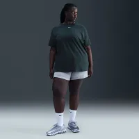 Nike Sportswear Essential женская футболка (большие размеры) цвет зеленый