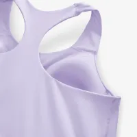 Nike Swoosh женская Medium-Support Padded Sports Bra Tank (большие размеры) цвет фиолетовый