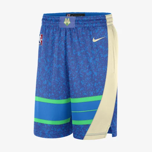 Milwaukee Bucks City Edition 2023/24 чоловічі Nike Dri-FIT NBA Swingman шорти блакитний