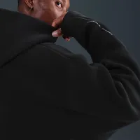 Nike Tech чоловічі Fleece оверсайз Толстовка з капюшоном колір чорний