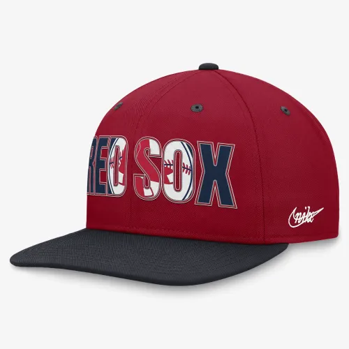Boston цвет красный Sox Pro Cooperstown мужские Nike MLB Adjustable Hat синий