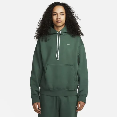 Nike Solo Swoosh чоловічі Fleece Pullover Толстовка з капюшоном колір зелений