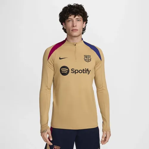 FC Barcelona Strike чоловічі Nike Dri-FIT Soccer Drill Top колір коричневий