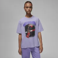 Nike Jordan (Her)itage женская Graphic футболка цвет фиолетовый