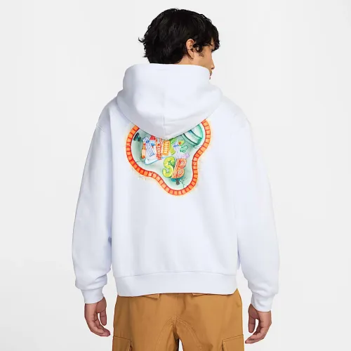 Nike SB Fleece Front-Zip Skate Толстовка з капюшоном колір сірий