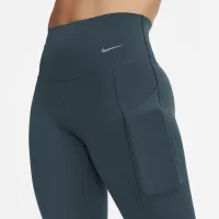 Nike Universa женская Medium-Support С высокой Талией 7/8 лосины с карманамицвет зеленый