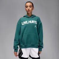 Nike Jalen Hurts жіноча Fleece Толстовка з капюшоном колір зелений