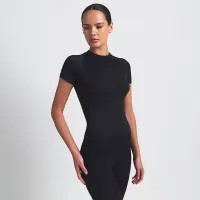 NikeSKIMS Airy женская Baby футболка цвет черный